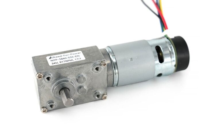 NFP-5840-555-EN 6rpm worm gear self locking motor