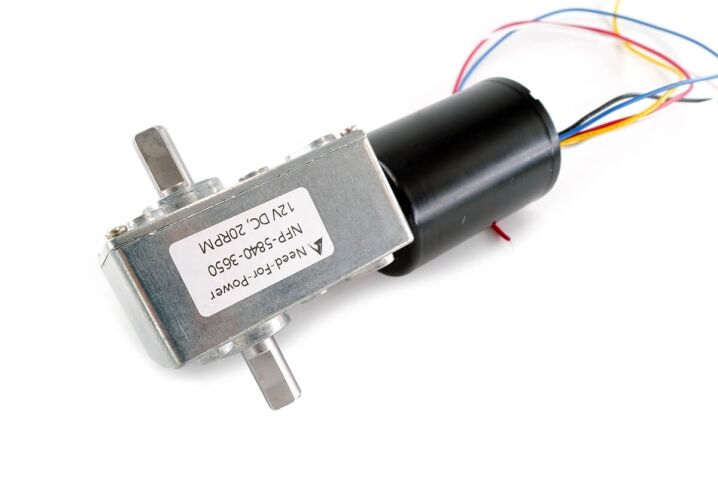 5840 3650 brushless dc worm gear motors