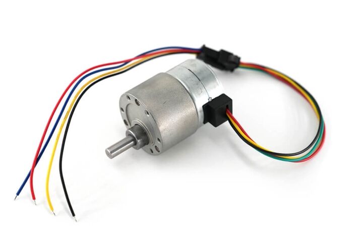 37mm Stepper Gear Motor Model NFP-GM37BY, 2Phase 4Wire