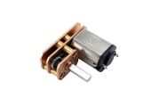 U shaped motor with metal gearbox