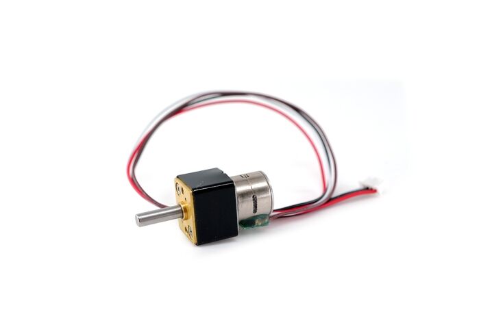 12mm stepper gear motor extended wire